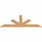 Ekena Millwork Saratoga Timber Gable Bracket, Western Red Cedar, 72"W x 30"H x 1 1/2"D x 5 1/2"F, 10/12 Pitch GBW072X30X0206SAR00SWR - alternate 2